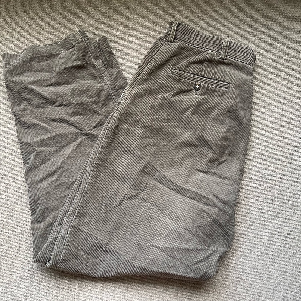 Men's Corduroy Pants - Green